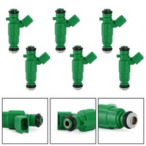 연료 공급 부품 Areyourshop 6PCS 연료 인젝터는 현대 산타페 20102014 기아 세도나 sorento에 적합 35L 35, 한개옵션0