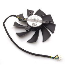 PLA09215B12H 12V 0.55A 87mm 4 선 핀 MSI N460GTX N450GTS R6770 그래픽 카드 냉각 팬, 한개옵션0