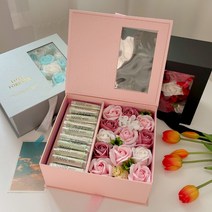 어버이날돈다발 용돈박스 돈꽃상자 어버이날선물, 스카이블루