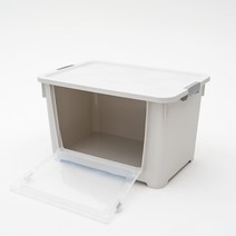 리빙오보제 오픈형 리빙박스, 대 (45L), 화이트