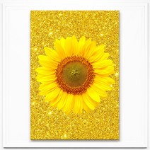[7일간 추가할인] TV방영 상품! 돈 들어오는 골드 해바라기 풍수그림 재물운 금전운 그림액자 15종, 3. 황금 부자 해바라기