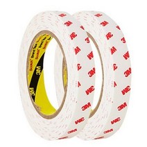 3M 스카치 다용도 폼 앙면 테이프 18mm x 5m, 흰색, 9개
