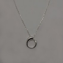 [아뮤엘][925Silver] 볼드한 서클 네크리스 AMUN5002