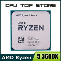 AMD Ryzen 5 3600X 3.8GHz 6 코어 12 스레드 CPU 프로세서 7NM 95W L3 = 32M 100-000000022 소켓, 한개옵션0