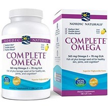 오메가 레몬 맛 - 120 소프트 젤 565 mg 오메가-3, 180개(1팩), 표준 포장