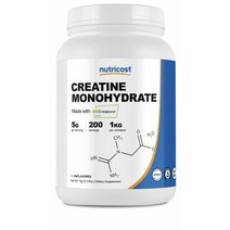 Nutricost 뉴트리코스트 크레아퓨어 크레아틴 모노 1kg Creapure Creatine Monohydrate, 1개