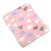 라클라우드침대 Soft Plush Pet Bed for Cats or Small Dog Rectangle Self Warming Fall Winter Indoor Sleeping, [03] L, [09] 05