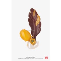 아게이트 브로치 호박 브로치 진주 브로치 한복 브로치 나무 아래 이야기 6 나스첸카