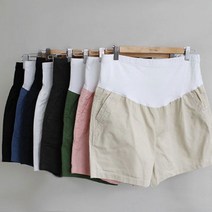 마미누리 임산부 아크반바지 빅사이즈 면팬츠 임부복 만삭 여름