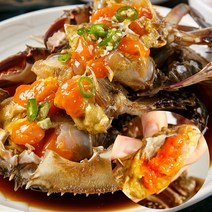 국내산 연평도 대사이즈 암꽃게 알배기 간장 게장 양념게장 밥도둑 양념꽃게무침 꽃게장 양념꽃게장 꽃게무침, 01.간장게장 1미