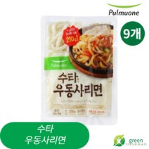 풀무원 수타우동사리면 210g, 9개