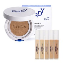 비레디 블루쿠션 15G+마그네틱 피팅 컨실러 6g (옵션), 옵션:02 라이언 (밝은 피부), 단품