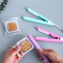 과자봉지 비닐 PVC필름 접착기 실링기 가정용 업소용 밀봉기 휴대용 열 밀봉 기계 식품 진공 임펄스 실러 가방 클립 핸드 헬드 인감 포장 임펄스 실러 식품 보호기, 분홍색