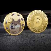 도지코인 가상화폐 기념주화 모형 코인 골드