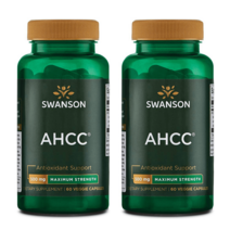 세트 맥시멈 AHCC 60캡슐 스트렝스 500mg 2개 스완슨, 스완슨 AHCC 맥시멈 스트렝스 500mg 60캡슐 2