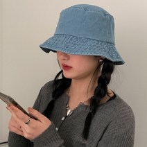 보슈 벙거지 여성 데님 챙모자 버킷햇 봄 여름 모자 gn4-27
