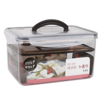 한진 신선 에코락 누름이-5.8L/누름락/김치통/누름독/밀폐용기/진공누름/발효숙성, 5.8L, 1개