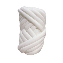 Roomxyd 패브릭 자이언트얀 벨벳 뜨개실 망고실 1KG, 화이트