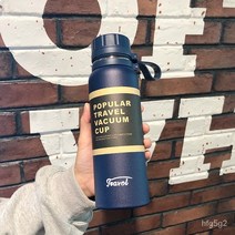 MBH 서모 컵 스포츠 남자 대용량 주전자 물 컵 휴대용 학생304높은 색상 값1000ml컵, 650밀리리터/네이비 블루 차 파티션으로