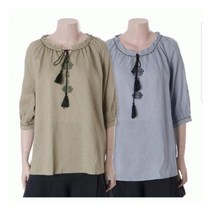 [숲(SOUP)] (SW5SS87) SOUP 인디언자수 블라우스 SW5SS87