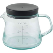 일본제 시모무라 드립 커피 서버 깨지지않는 경량 전자레인지 내열 400ml