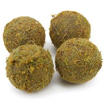 조화 인조 이끼볼 모스 원형볼 3.8cm 4.8cm 2종 택1 24개 세트 행잉 플랜테리어 식물 장식, 대