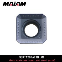 SEKT SEMT 인서트 SEKT1204 SEMT1204 SEKT1204AFTN SEMT1204AFSN 카바이드 cnc 밀링 커터 스테인레스 스틸, [02] 5PCS, [01] SEKT1204AFTN-XM, 1개
