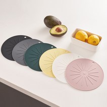 리빙안 실리콘 인덕션 보호 스크래치 방지 매트, 핑크, 소