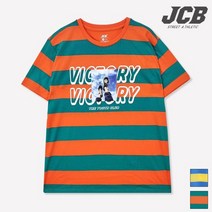 제이씨비 JCB 전사 나염 스트라이프 반팔티 JBK8P347