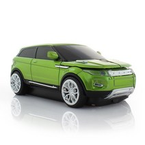 무선 무소음 게이밍 버티컬 마우스 CHYI-PC 노트북용 2.4Ghz 마우스 멋진 SUV 스포츠카 게이머 USB 광학 3D 컴퓨터 Sem Fio 어린이 선물, green