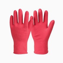 하얀손 미니 고무장갑 적색 대형 10개 - 78539EA, 1, 본상품선택