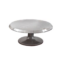 전문가용 돌림판 310X130mm 스텐 원형 케이크 회전판 베이킹 아이싱 제과제빵도구 하나베이킹푸드, 1개