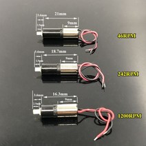 미니 6mm 감속 코어리스 엔진 유성 기어 박스 감속기 모터 DC 3V 46RPM/ 242RPM/ 1200RPM DIY 로봇, Model B 242RPM, 3 볼트