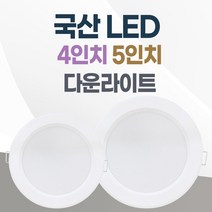 FLUX LED 다운라이트 조명 10W 일반 10.16cm, 주광색