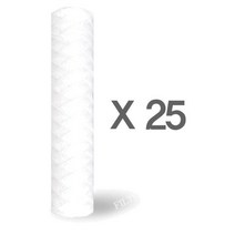 [필터24] 와운드[실]필터 하우징용 침전필터 750mm 25개 1BOX, 여과량:5미크론