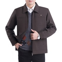 중년남성봄잠바 중년 및 노인 남성 아버지 코트 남성 봄 중년 재킷 얇은 섹션 남성 재킷 아빠 느슨한 셔츠 W374