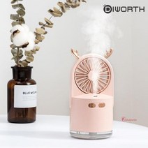 무드등 가습기 험피팬 냉풍기 써큘레이터 [CL]디월스 Y2 미스트 탁상용 선풍기, 험피팬Y2 그린
