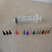 에폭시30cc/ml 핸드 gluecraft 액체 분배 접착제 주사기 두꺼운 e6000/혼합 크기의 바늘이있는 수성 크리스탈 라인 석