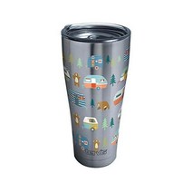 텀블러 30온스 캠퍼, 30 oz Stainless Tumbler_실버/클리어