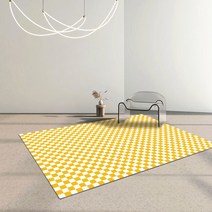 도트 흑백 체크 보드 카펫 얇은 러그 거실 소파 매트 사각 바닥 인테리어