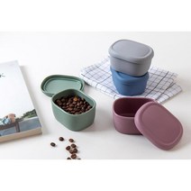 30대 직장인 전자레인지용 도시락통 식당 반찬 보관, 1개, 중(그린)
