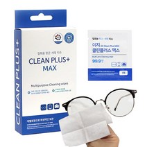 (100p) 이지클린플러스 맥스 안경 항균 세정 티슈 wipes, 30p x 1개+10p x 7개