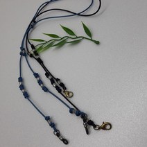 [천삼백케이] [마마후DIY] [DIY]전통매듭안경줄 [전통매듭마스크줄]만들기, 마스크줄-블랙