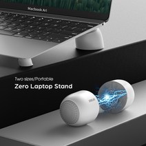 맥북 거치대 머쉬룸랩탑 스탠드 MacBook 꽂이 맥미니 수직 노트북 맥미니 대형팬 니스툴 휴대용 버티컬 각도조절 알루미늄 쿨러 홀더, 유광그린