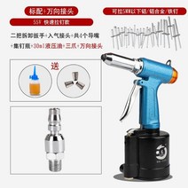 105677 Tridonic 공압 리벳 건 풀 캡 그랩 스테인레스 스틸 코어 풀 리벳기계 리벳팅 도구, 06 UG-55V 18 스트로크 +7 조립