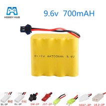 9.6 v 700 mah NI CD AA 충전식 배터리 RC 자동차 탱크 원격 제어 전기 장난감 차량 9.6 v 700 mah nicd aa 배터리|부품 & 액세서리|, 단일(A6), 1개(A6), EL-2P Red in circle(A6)