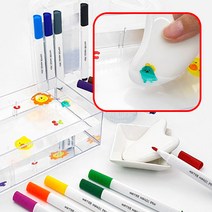 물 위에 둥둥 뜨는 워터 매직 펜 12pcs 세트 (2개)