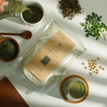 가루선생 쑥 소이 라떼 국산 참쑥으로 만든 단백질 쉐이크 파우더, 쑥 300gx2팩 (스푼포함), 300g