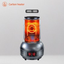 강원산업 이중카본 전기히터 스틸 원통형난로 HMS-600