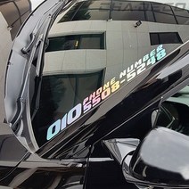 차데코 자동차 핸드폰 전화번호 스티커 주차알림판 홀로그램 차량 스티커 용품 악세사리, CHA반사-B타입-50x5xm(대)